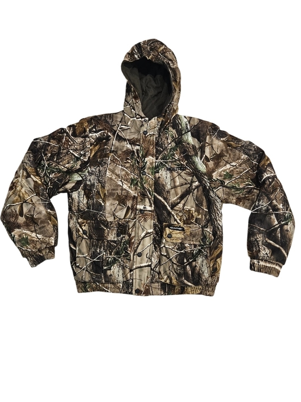 Realtree All-Purpose Camo Hooded Jacket Fleece Lined Youth XXL 20/22